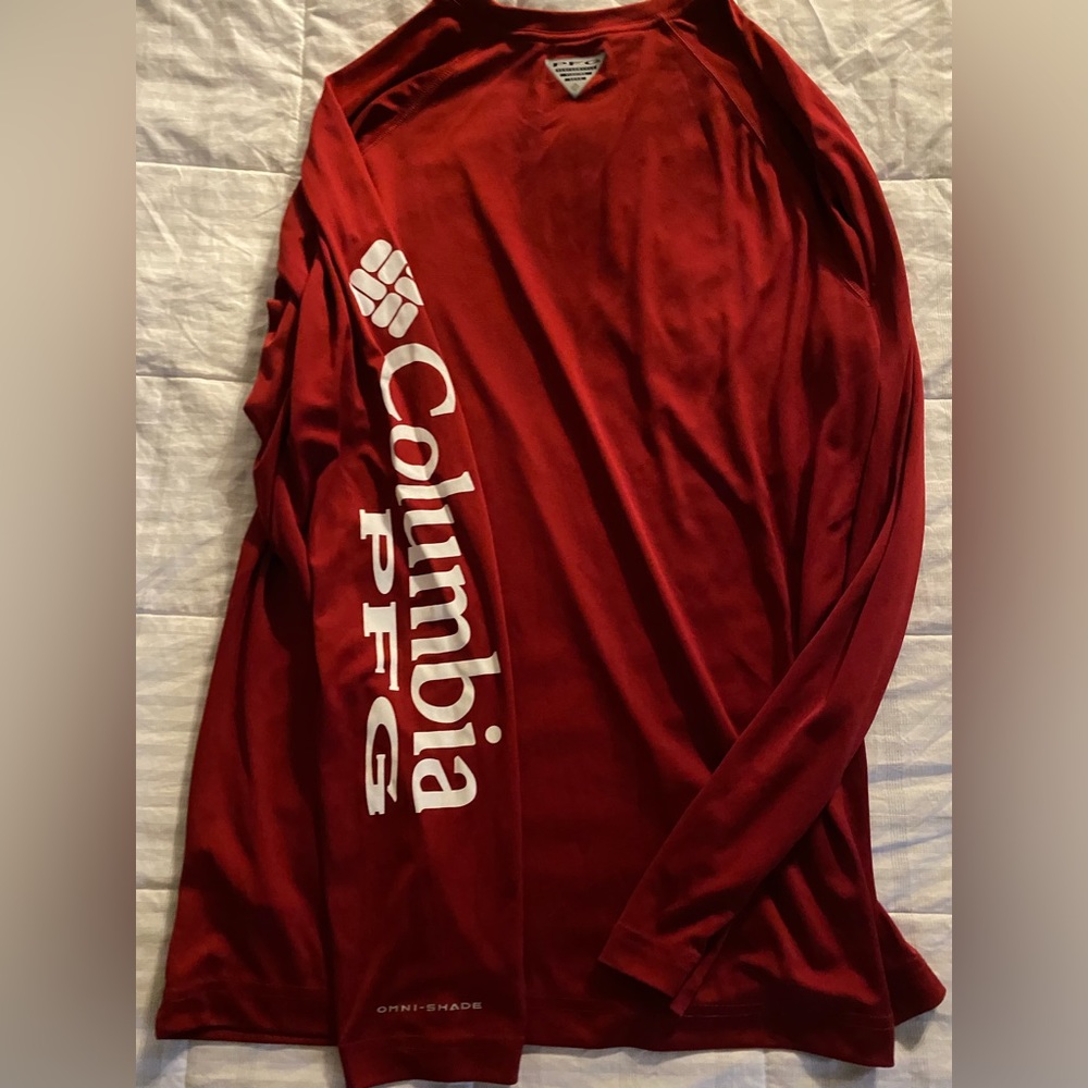 Men’s columbia collegiate PFG long sleeve